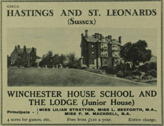 Winchester House School 1927